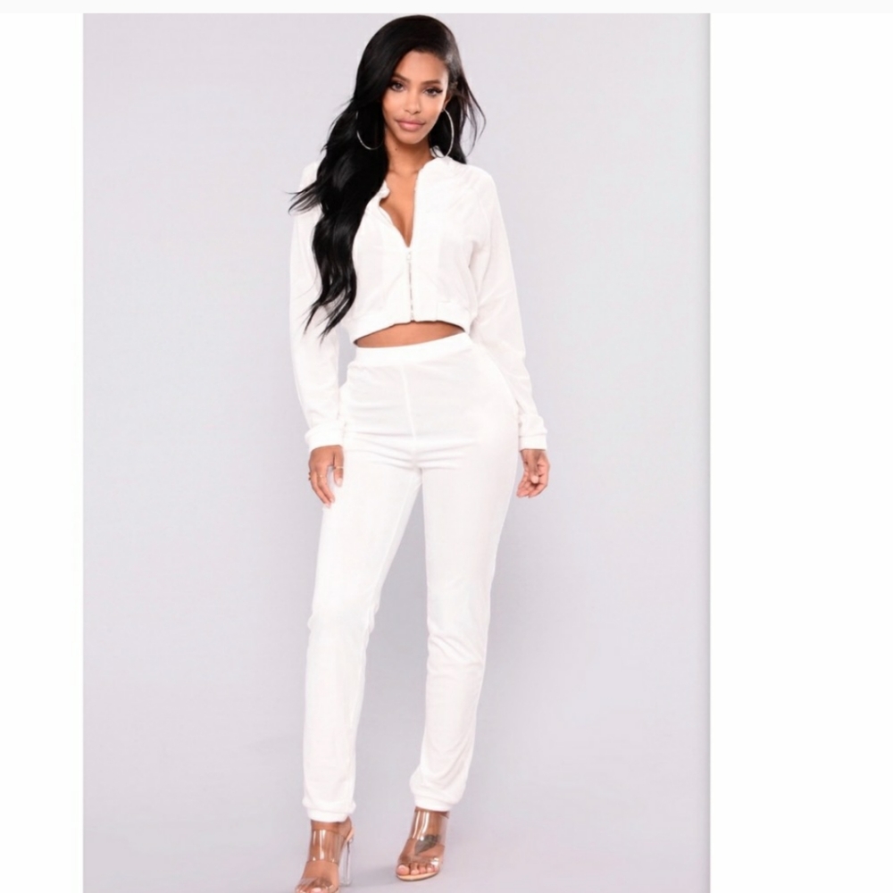 Velour two piece set